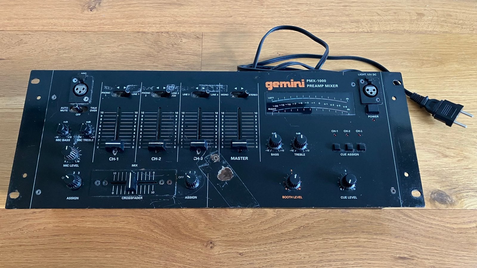 Gemini PMX-1000 Preamp Mixer - Gebruikt, Ophalen of Verzenden, Gebruikt, 5 tot 10 kanalen, Microfooningang