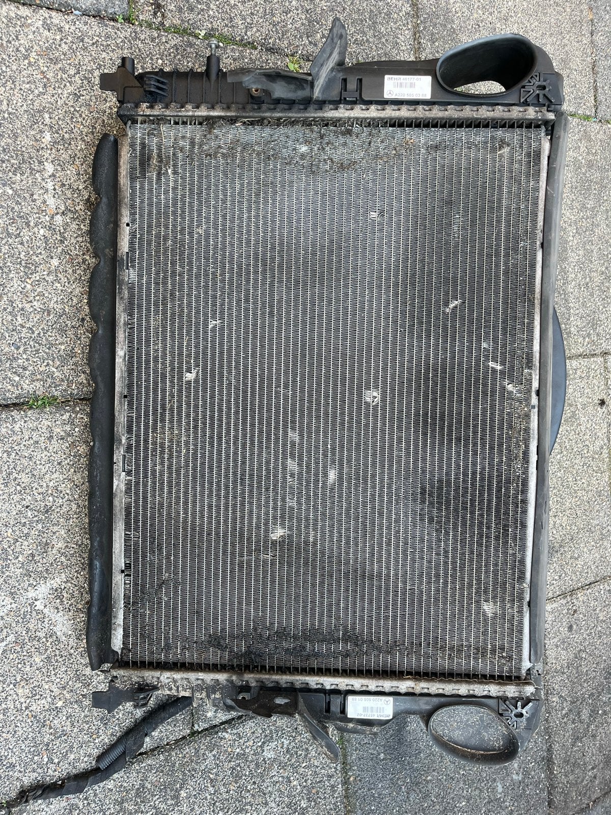 Radiateur met ventilator voor Mercedes-Benz W220, Ophalen, Gebruikt, Mercedes-Benz