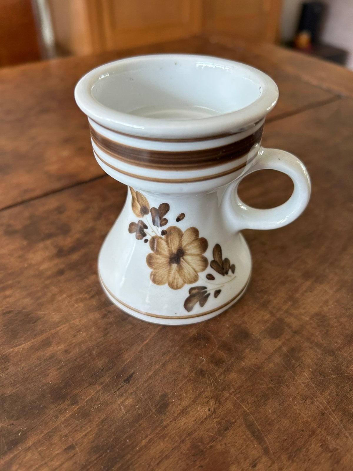 Leuke vintage waxinelichtjes houder, Ophalen of Verzenden