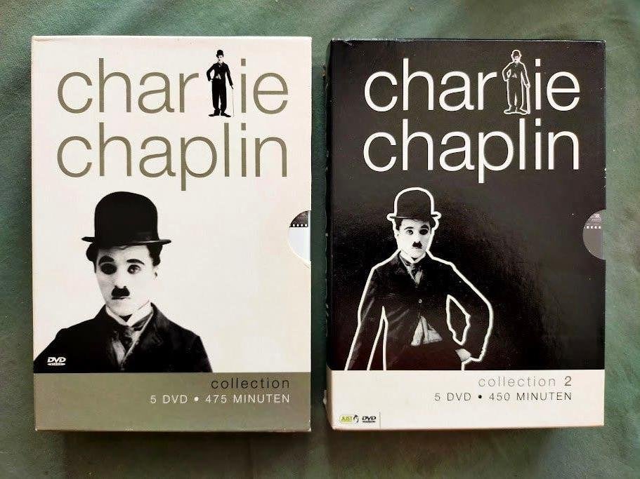 Charlie Chaplin - Collectie 1 en 2 (10 dvd's in totaal), Alle leeftijden, Ophalen of Verzenden, Zo goed als nieuw, Actiekomedie