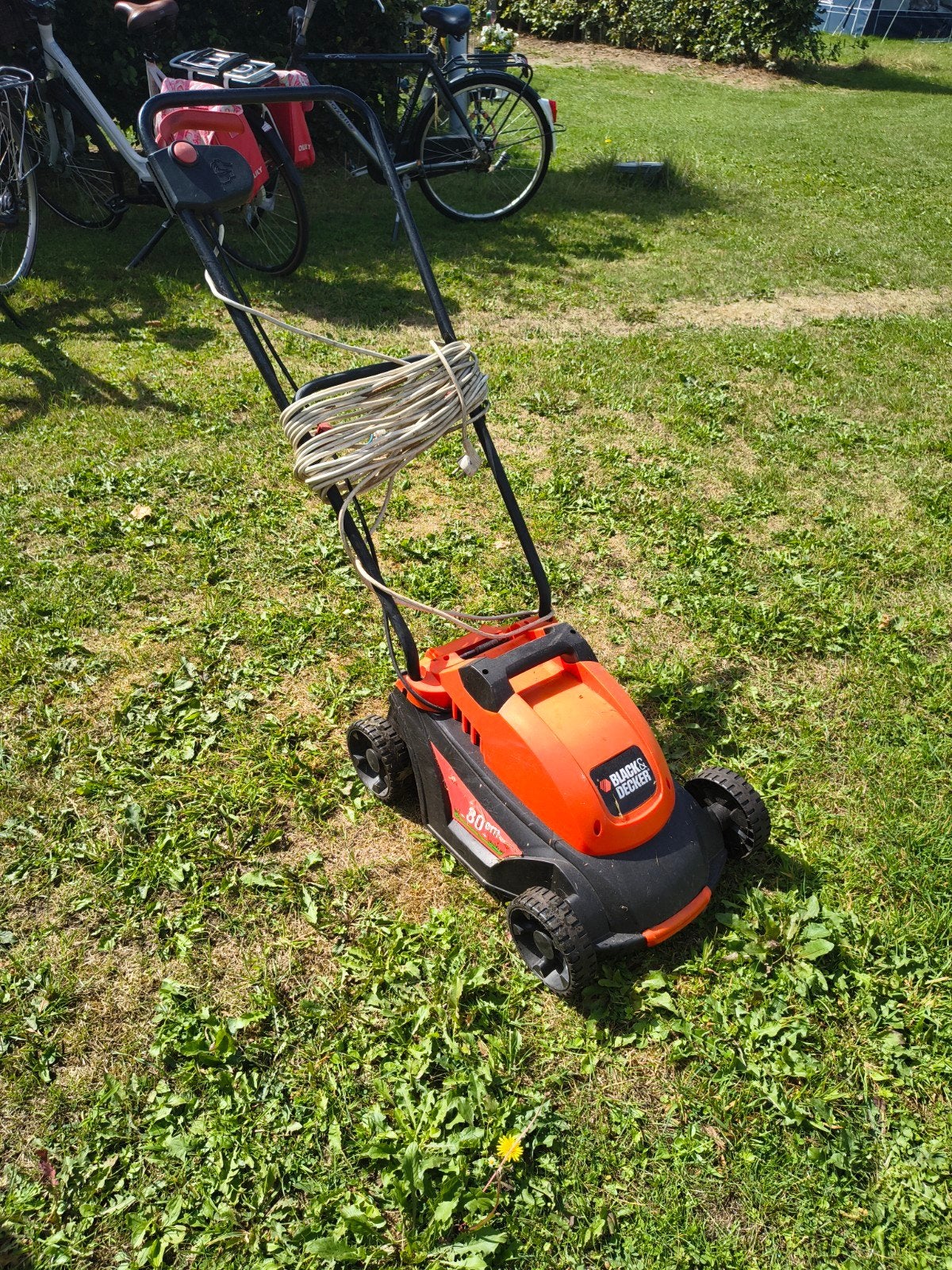 Black & Decker elektrische grasmaaier, Tuin en Terras, Cirkelmaaier, Gebruikt, Elektrische grasmaaier, Ophalen of Verzenden