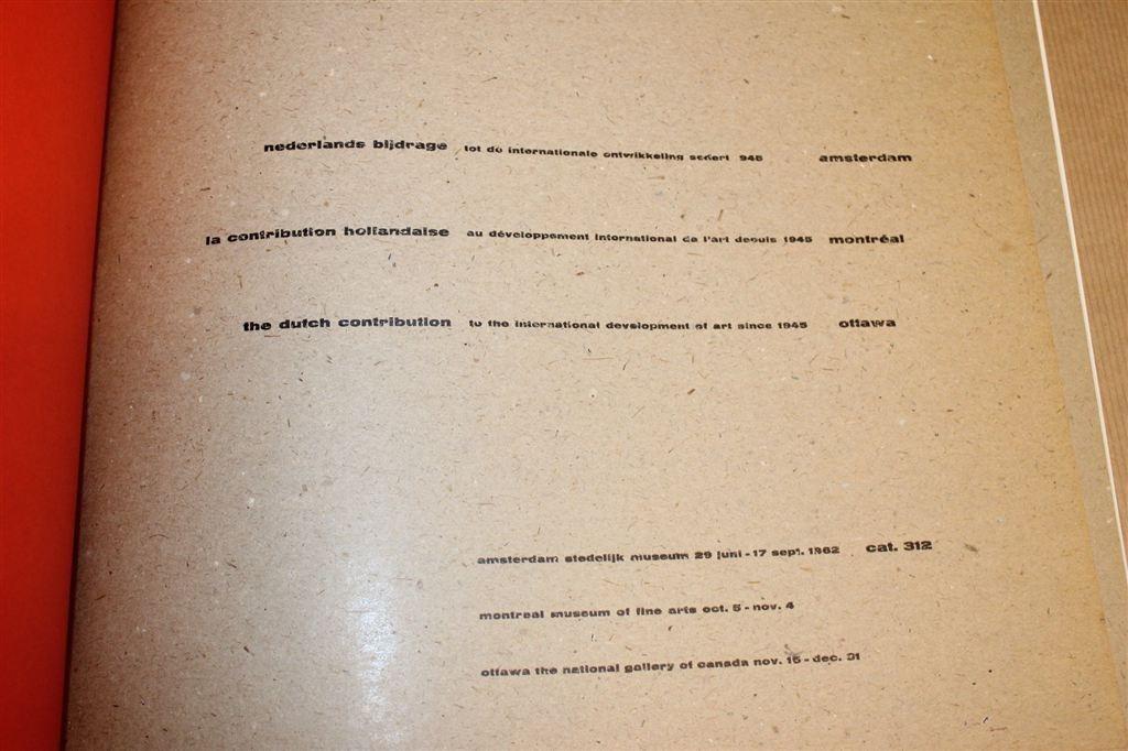 NL Bijdrage Kunst 1945+ — Stedelijk Museum [1962], Ophalen of Verzenden, Gelezen