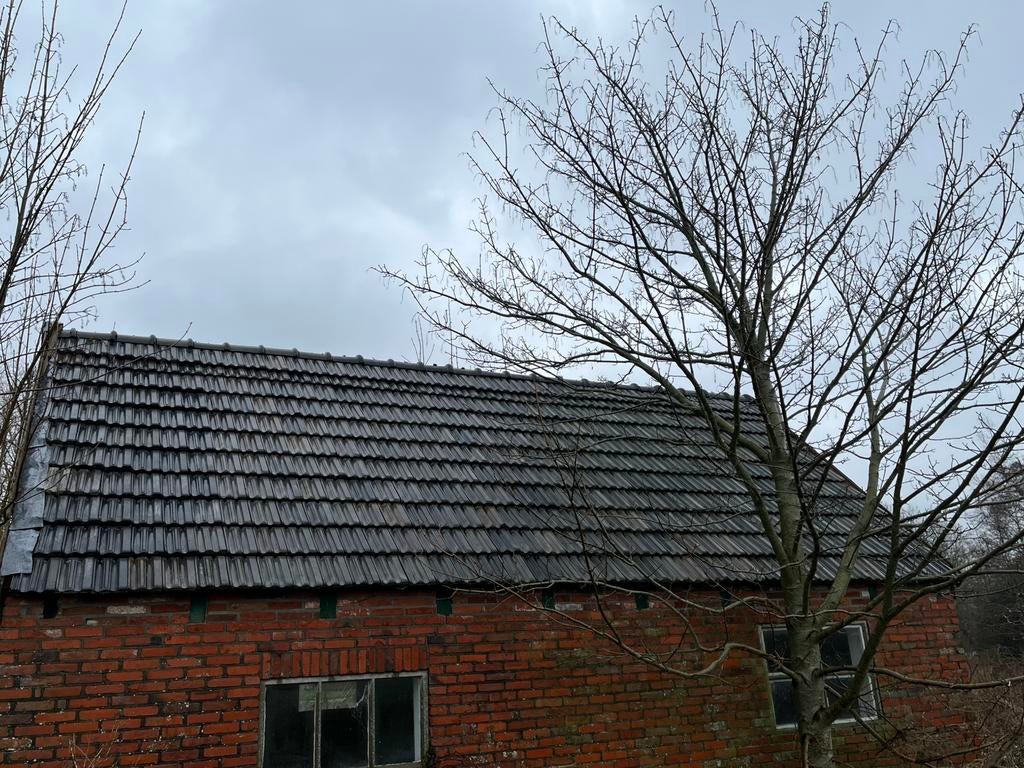 Oude dakpannen en nokvorsten, Doe-het-zelf en Verbouw, Dakpannen en Dakbedekking, Ophalen, Gebruikt, Steen of Klei, 15 m² of meer