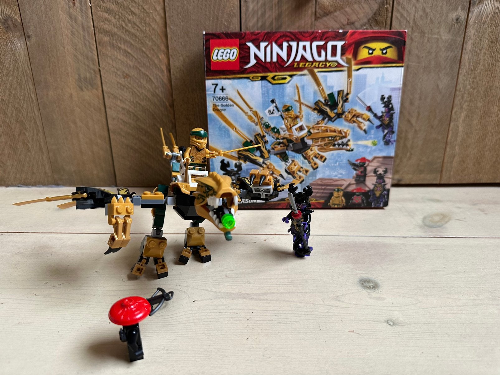 Lego Ninjago de gouden draak 70666, Ophalen, Compleet, Lego, Zo goed als nieuw
