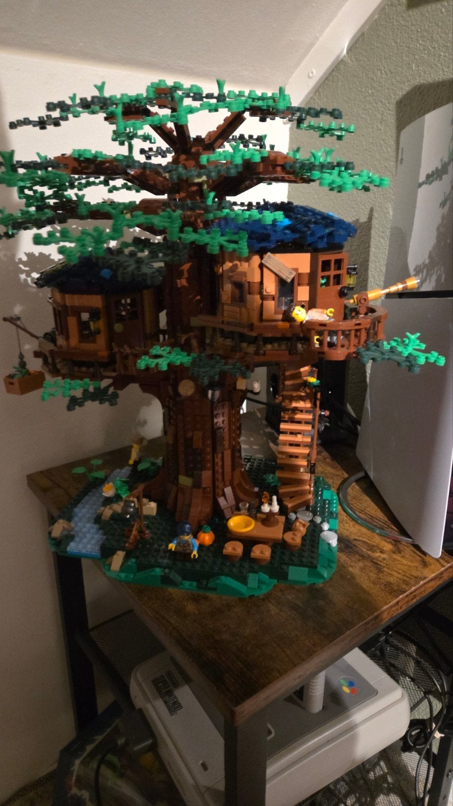 Lego Ideas Boomhut (21318) - 1x Gebouwd, Zo Goed als Nieuw, Lego, Inclusief instructies, Ophalen of Verzenden, Complete set