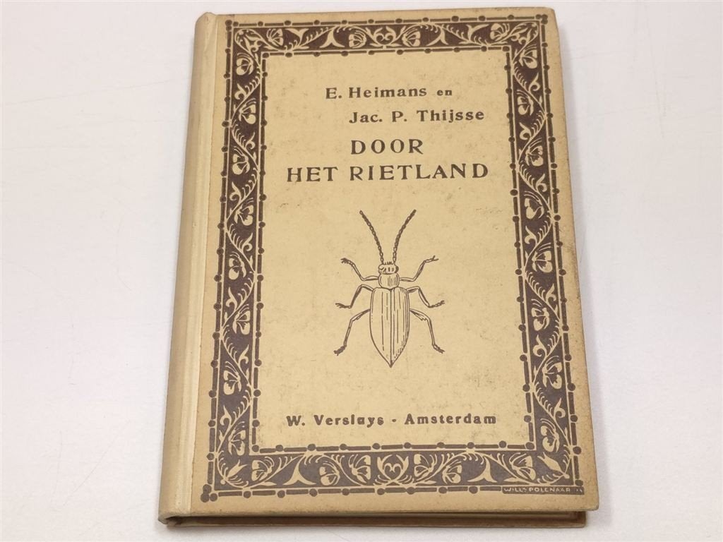 Door Rietland — Heimans & Thijsse, Antiek Natuurboek 1914, Ophalen of Verzenden
