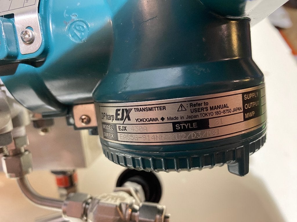 Yokagawa pressure transmitter druktransmitter met manifold, Verzenden, 6085NH, Zo goed als nieuw, Wim