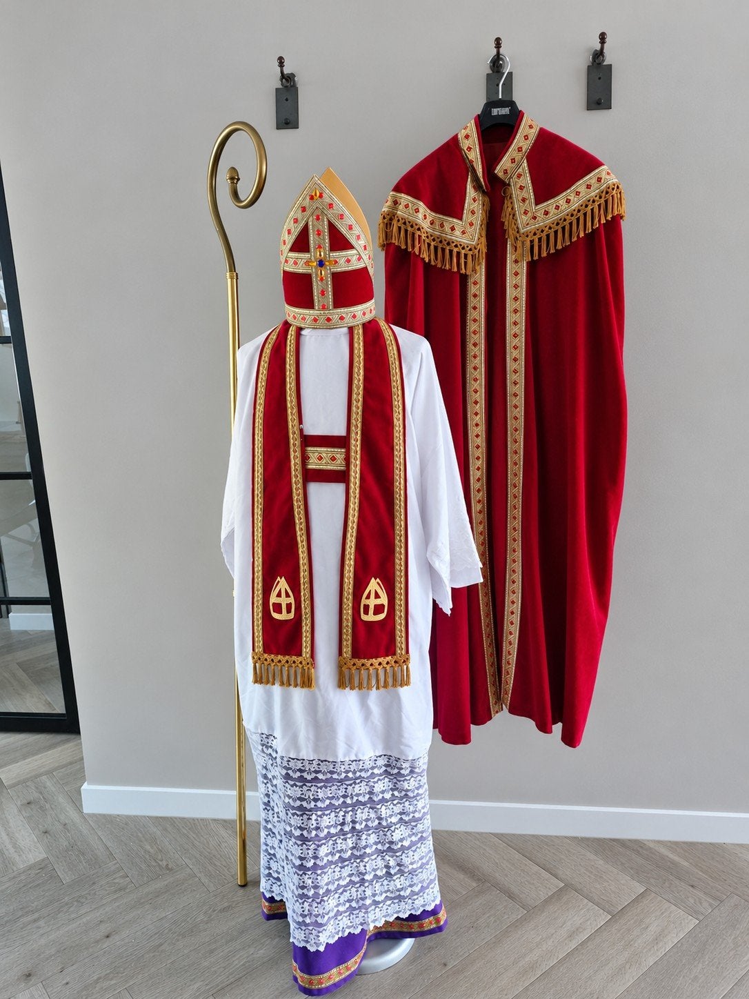 sinterklaaspak sinterklaaskostuum kokermijter compleet, Ophalen of Verzenden