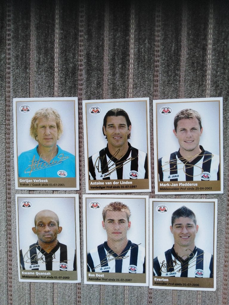 6 plaatjes - HERACLES, Verzamelen, Ophalen of Verzenden, Zo goed als nieuw, Overige binnenlandse clubs, Poster, Plaatje of Sticker
