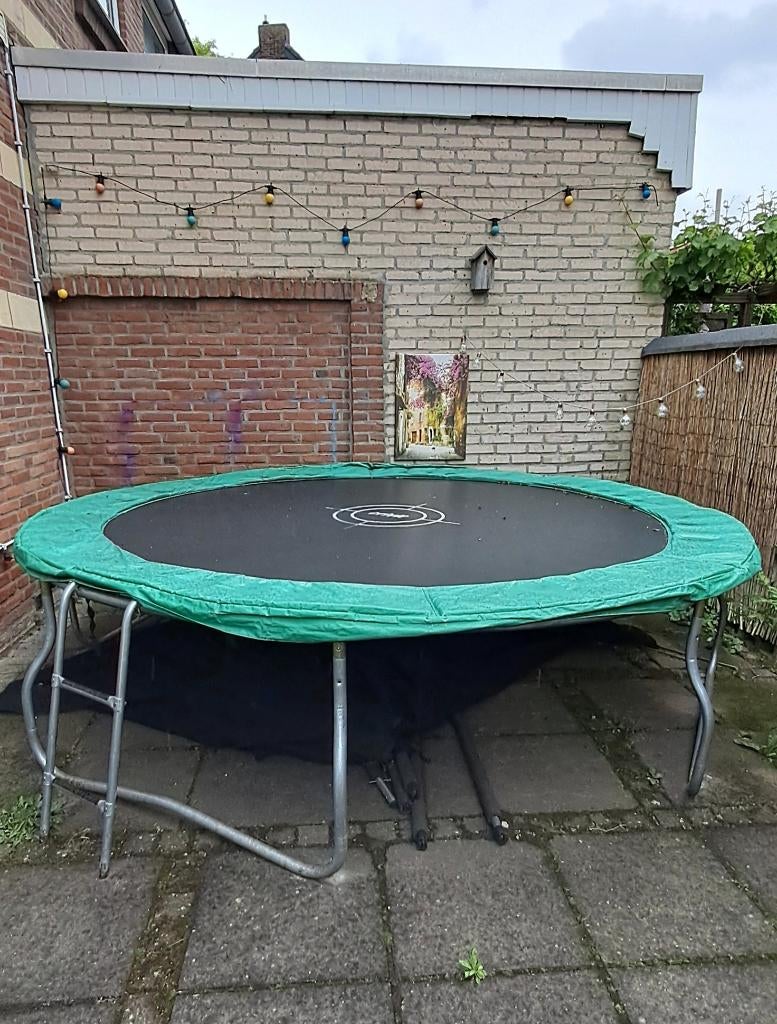 Trampoline, Kinderen en Baby's, Speelgoed | Buiten | Trampolines, Ophalen, Gebruikt