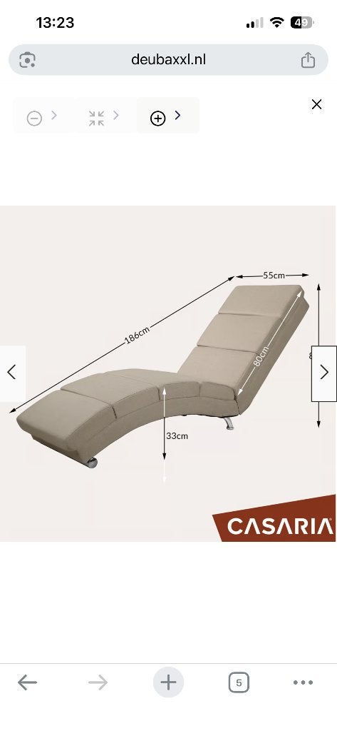 Relaxfauteuil met massage- en verwarmingsfunctie