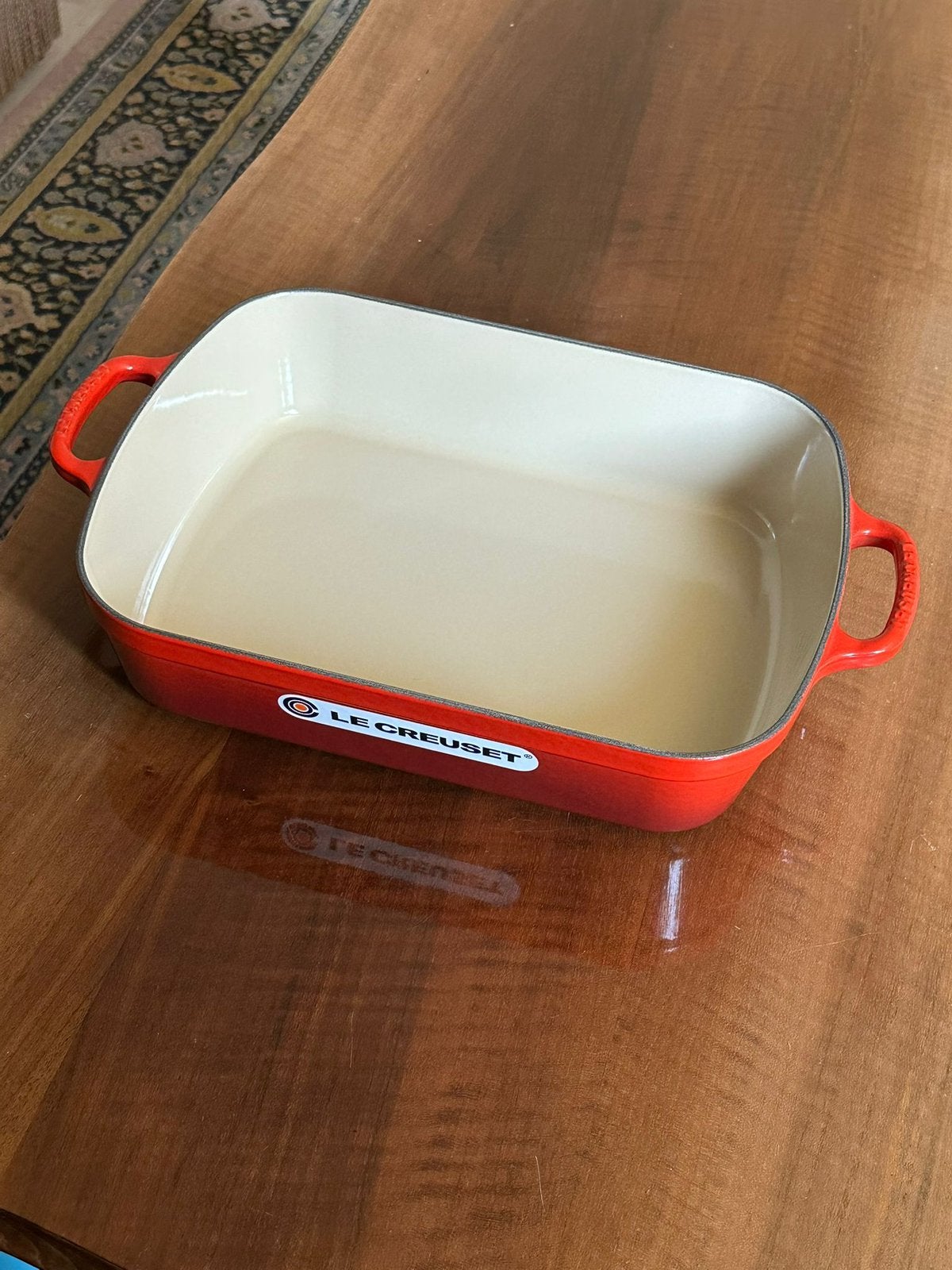 Le Creuset Rechthoekige Ovenschaal 33 cm – Cerise, Ophalen of Verzenden, Nieuw, Overige materialen