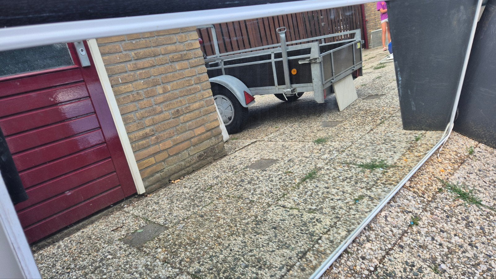 Gratis spiegel 228x88, Ophalen, Gebruikt, 200 cm of meer, 75 tot 100 cm