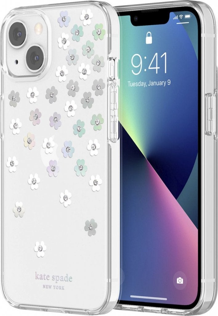 Kate Spade new york - Hardshell Case voor iPhone 13 - Bloem, IPhone 13, Apple Distribution International, Nieuw, Hoesje of Tasje