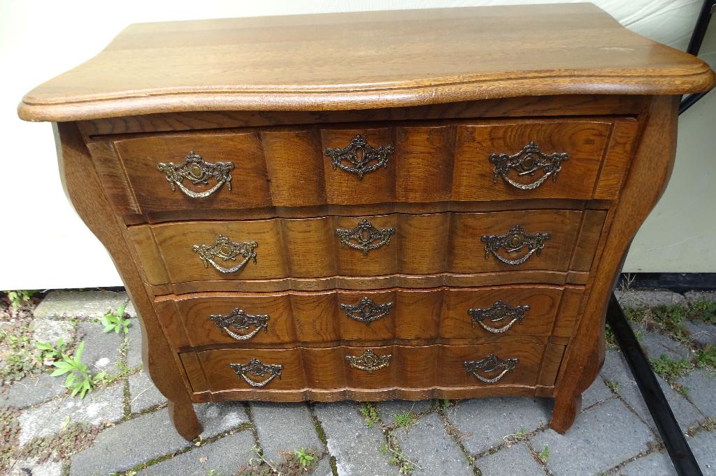 Ladekastje eiken, Huis en Inrichting, Kasten | Ladekasten, Ophalen, Minder dan 50 cm, Gebruikt, Eikenhout