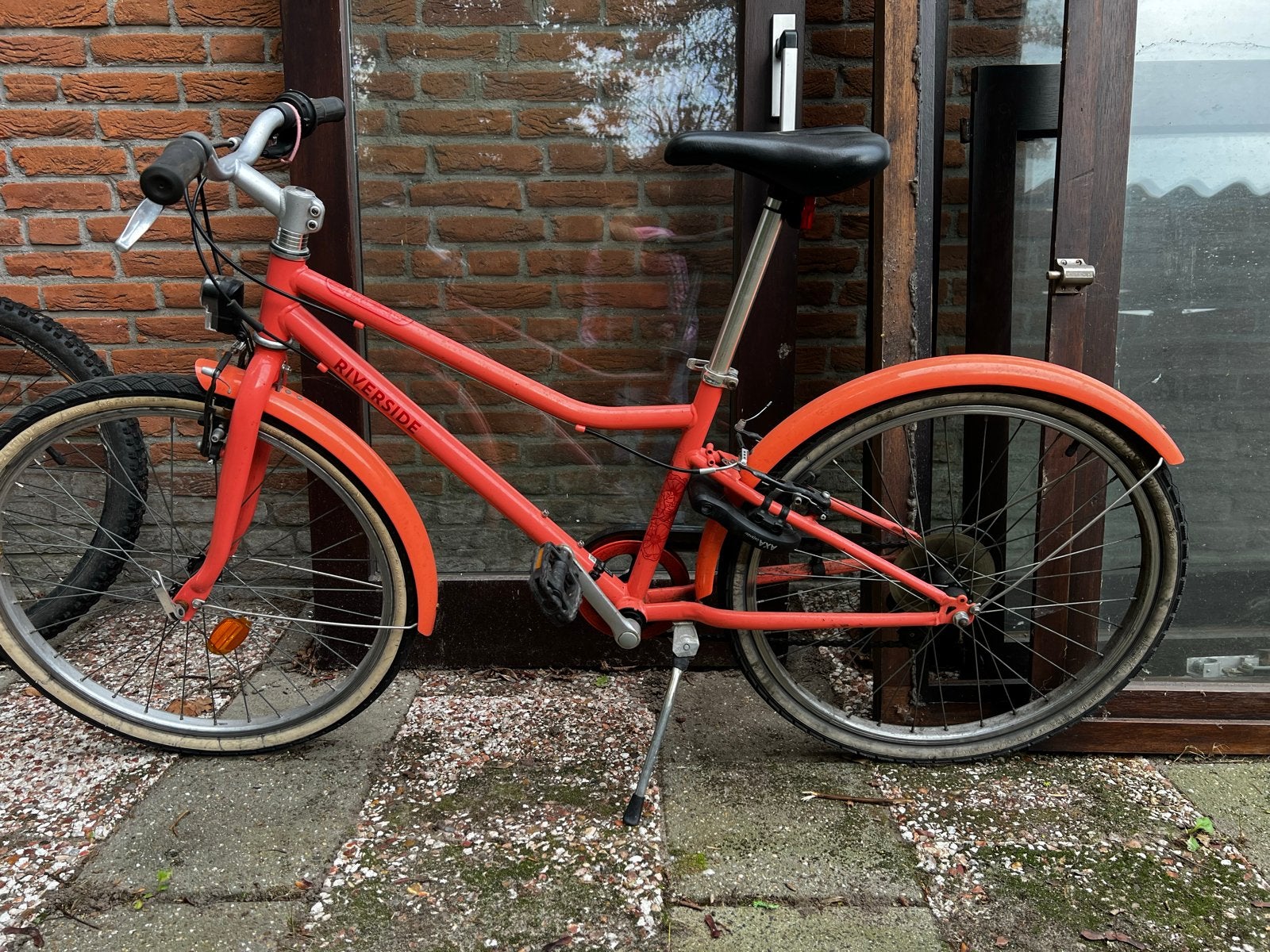 Riverside kinderfiets 24 inch - Koraal, Ophalen, Gebruikt, 24 inch, Versnellingen