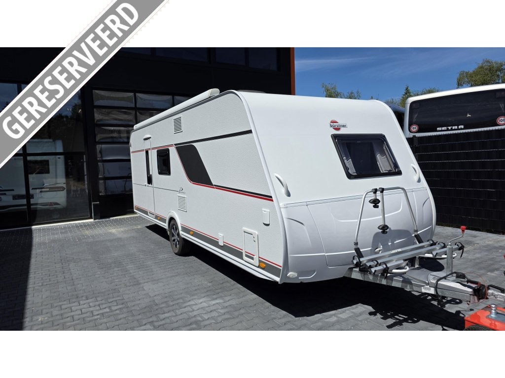 Bürstner Premio 550 TK Mover, Luifel, Stapelbed,, Caravans en Kamperen, Caravans, Schokbreker, Rondzit, Overige typen, Bedrijf
