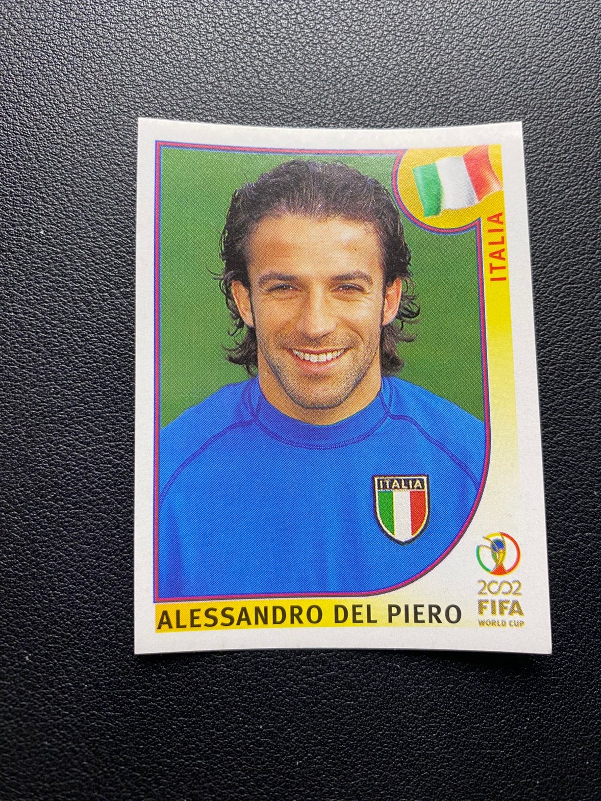 Alessandro Del Piero - Panini WK 2002 Sticker, Ophalen of Verzenden, Zo goed als nieuw, Buitenlandse clubs, Poster, Plaatje of Sticker