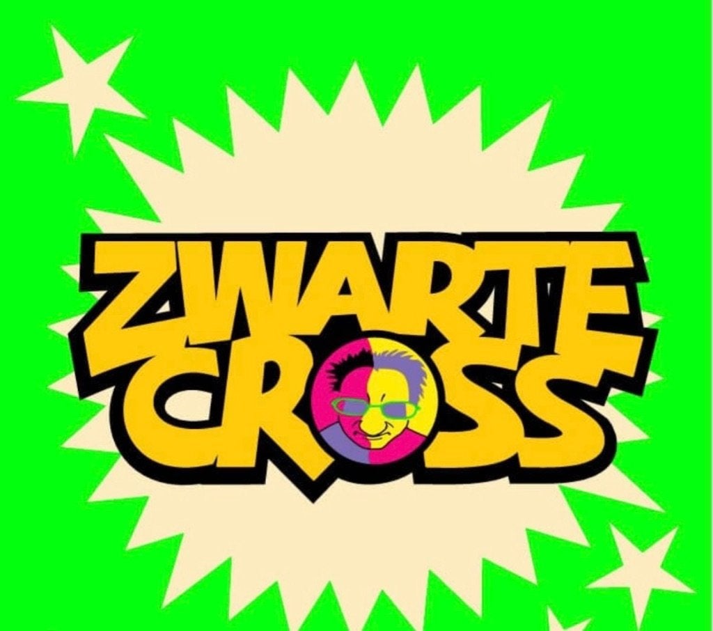 Zwarte cross zaterdag kaart 1x, Eén persoon