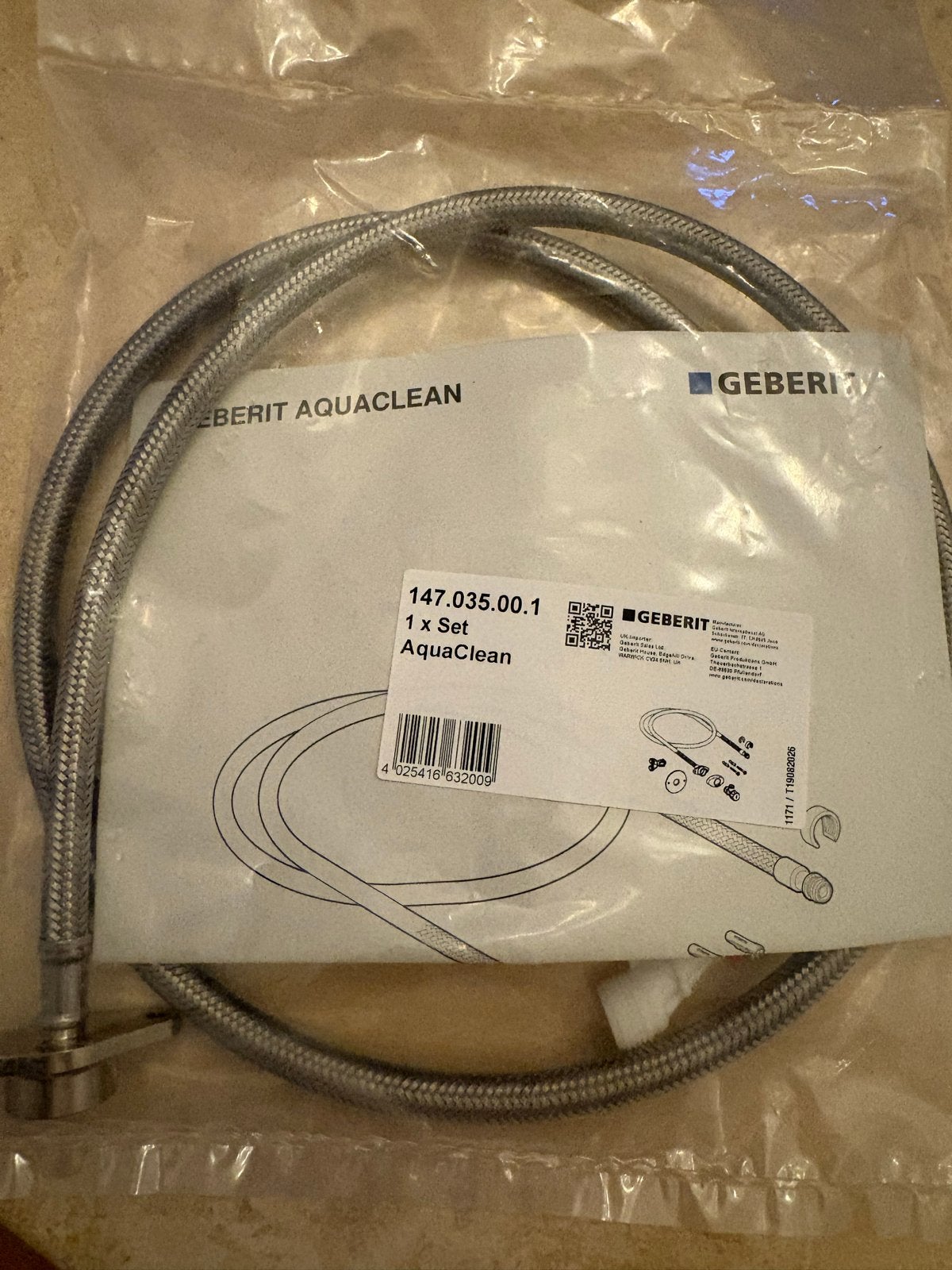 Geberit AquaClean water aansluitset, Ophalen of Verzenden, Nieuw, Toilet