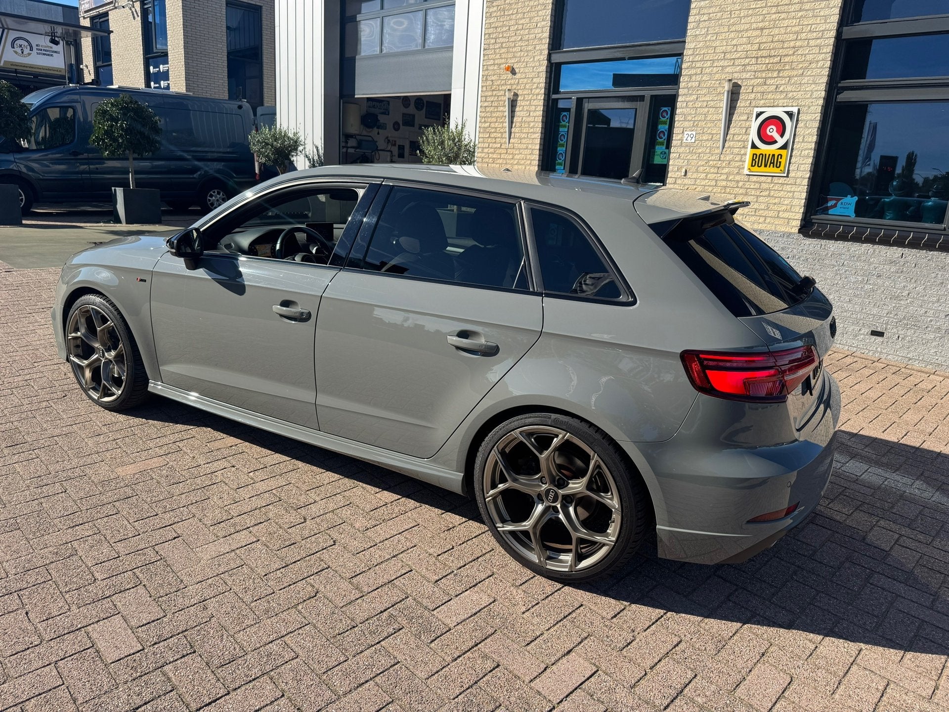 Audi A3 Sportback 35 TFSI CoD Sport S Line -NAP- digdash, Auto's, Dealer onderhouden, 4 cilinders, 150 pk, Leder en Stof