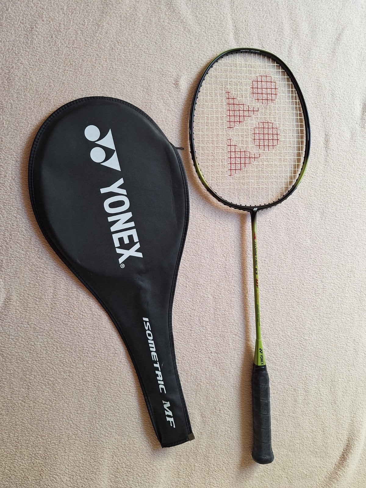 Yonex Isometric 63 MF Light – Made in Japan – incl. origine, Ophalen of Verzenden, Zo goed als nieuw, Racket(s)