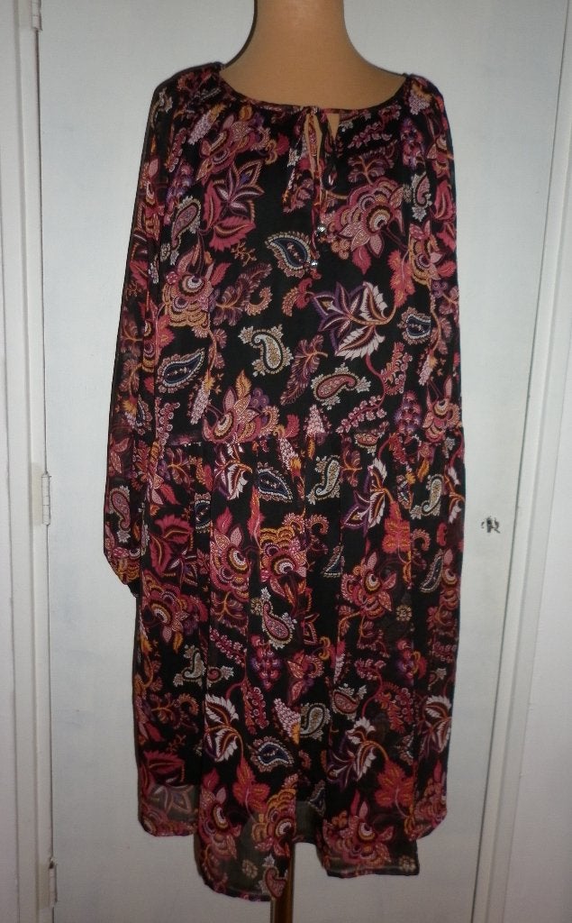 jurk maat : 44 merk : FSTVL, Verzenden, Zo goed als nieuw, Overige kleuren, Blouse of Tuniek