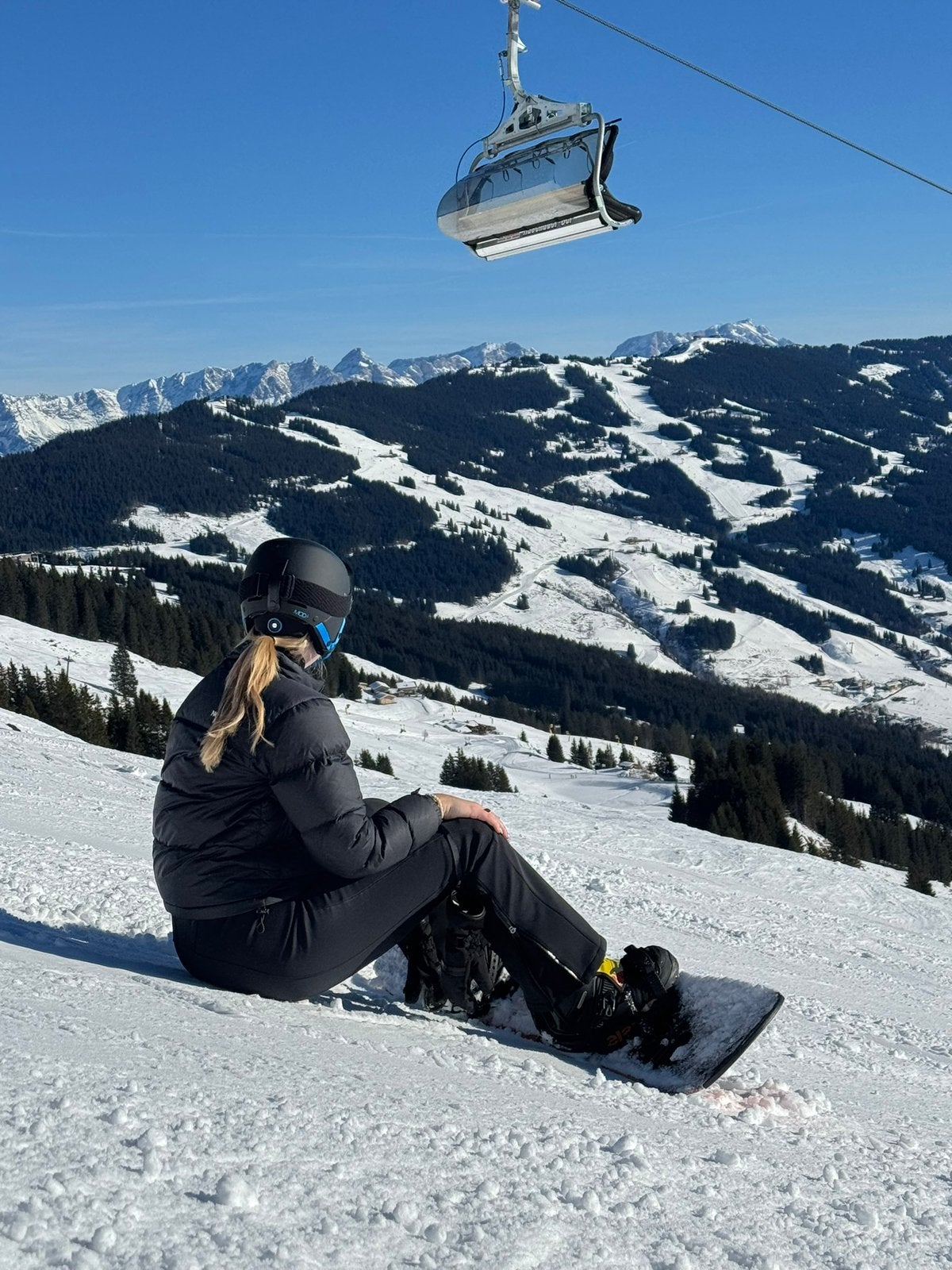 H&M Move Ski Collection Skibroek Maat M Zwart, Ophalen of Verzenden, Zo goed als nieuw, Maat 38/40 (M), Broek