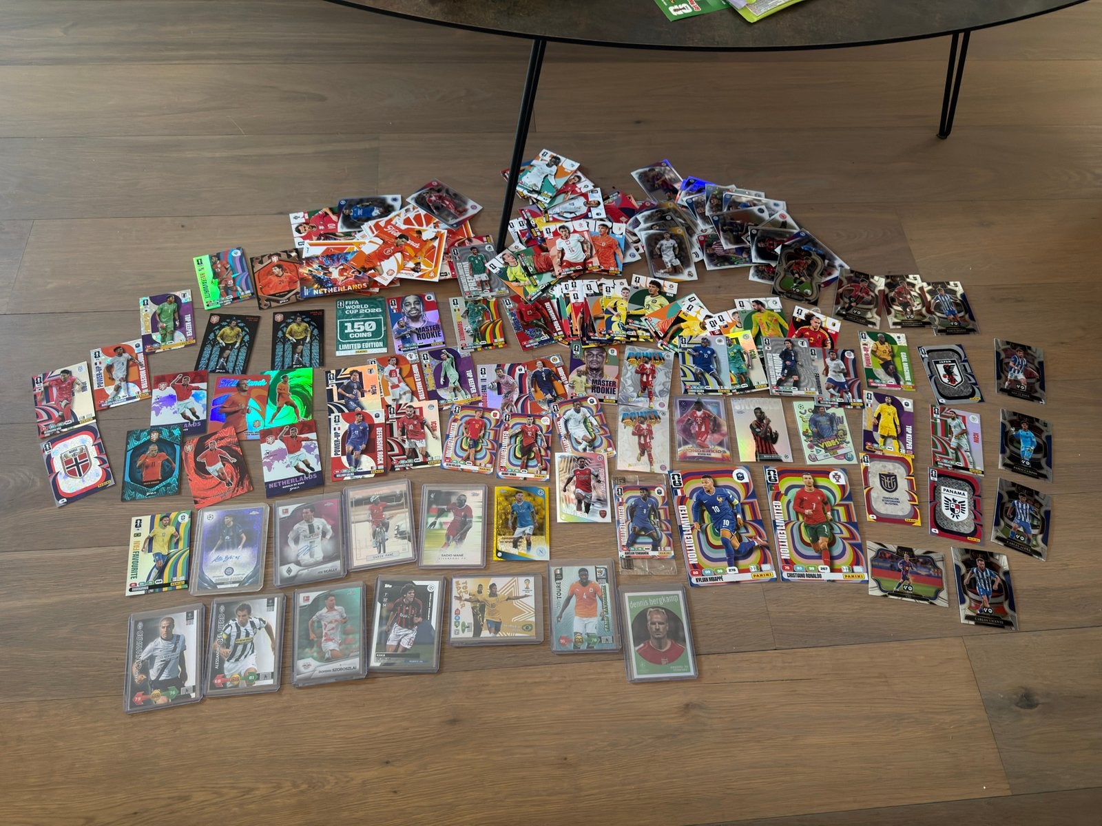 Grote verzameling voetbal kaartjes topps/panini, Ophalen of Verzenden