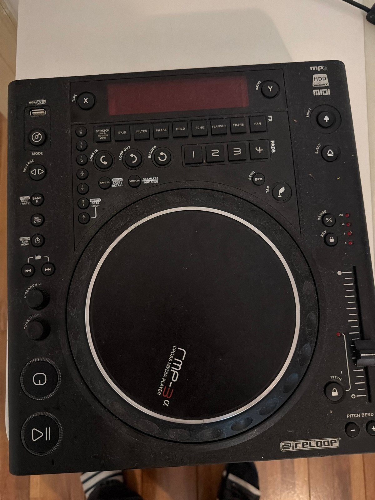 Reloop RMP-3 Alpha Cross Media Speler - Ideaal voor Beginner, Muziek en Instrumenten, Ophalen of Verzenden, Gebruikt, Dj-set, Reloop