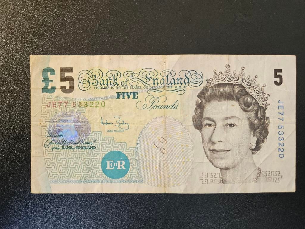 Engeland pick 391c 2004 licht beschreven, Postzegels en Munten, Bankbiljetten | Europa | Niet-Eurobiljetten, Ophalen of Verzenden