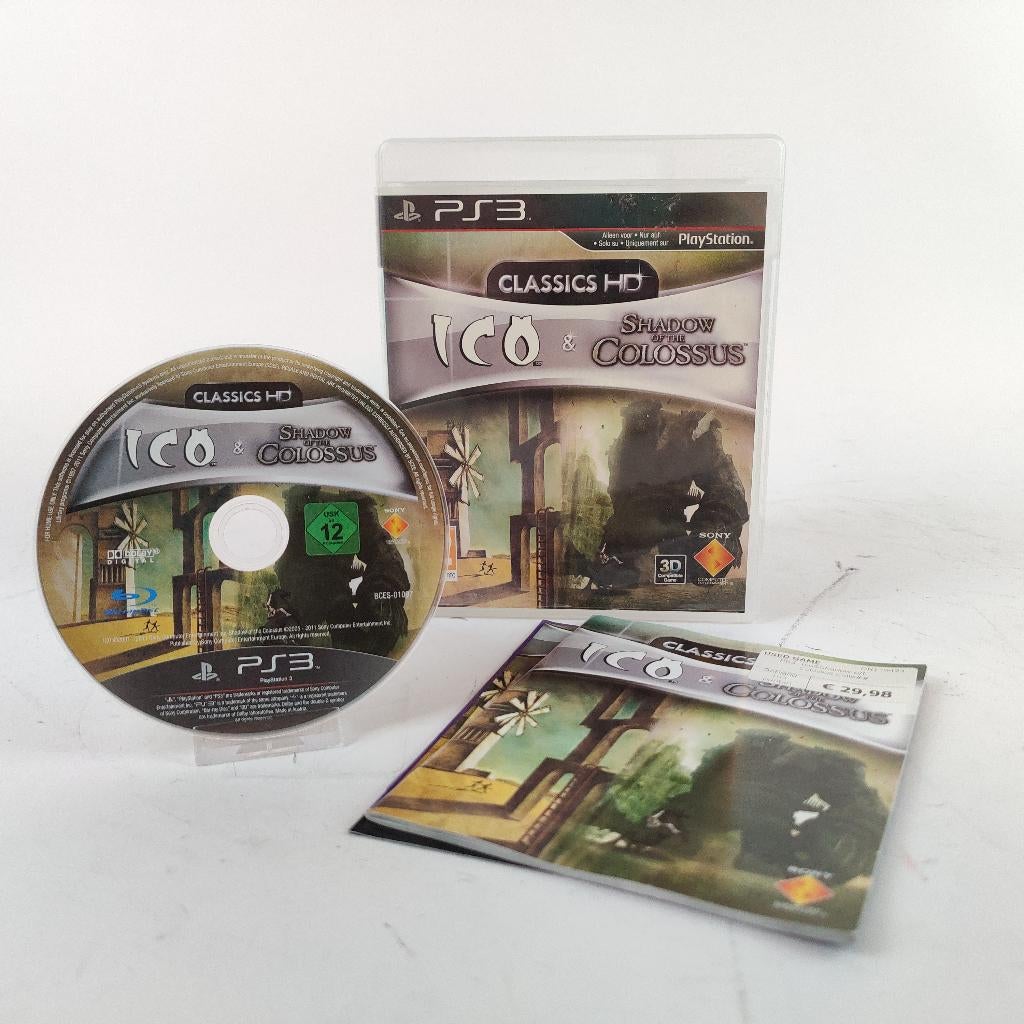 Ico & Shadow of the colossus Classics HD ps3 || Nu € 34.99, Vanaf 18 jaar, 1 speler, Racen en Vliegen, Ophalen of Verzenden