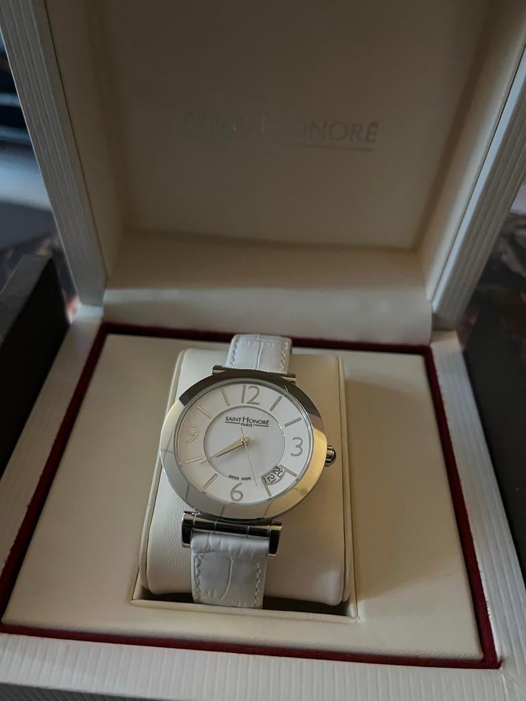 Saint Honore paris Polshorloge, Overige merken, Leer, Staal, Polshorloge
