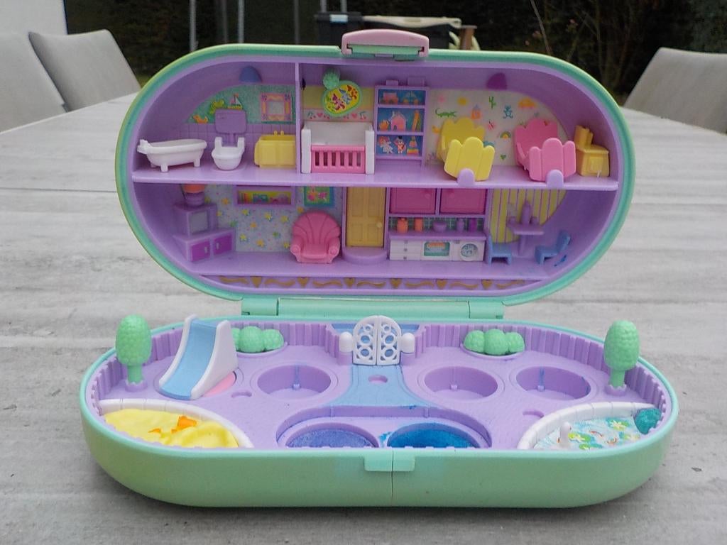 vintage Polly Pocket Bluebird 1992 Babysitting Stamper, Verzamelen, Ophalen of Verzenden, Gebruikt