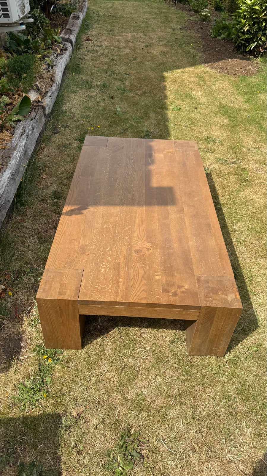 Goossens Quint salontafel 80x150cm, Ophalen, 100 tot 150 cm, Eikenhout, 50 tot 100 cm