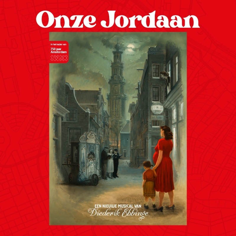 4 kaarten voor Onze Jordaan de musical 2026, Tickets en Kaartjes, Twee personen, Augustus