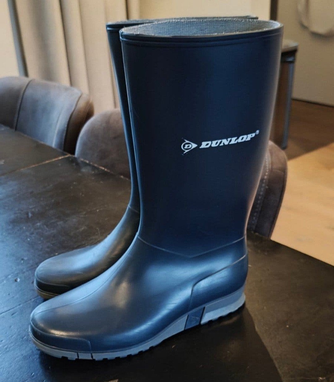 Dunlop regenlaarzen maat 36, Gebruikt, Jongen of Meisje, Ophalen of Verzenden, Laarzen