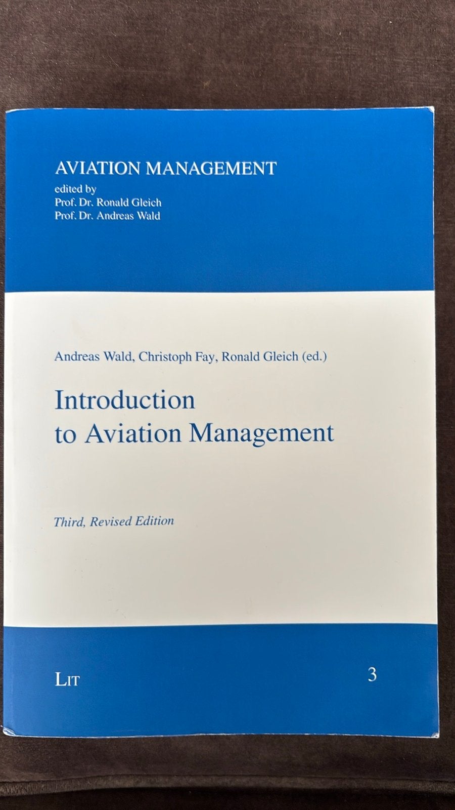 Introduction to Aviation Management - Derde editie, Boeken, Studieboeken en Cursussen, Ophalen of Verzenden, Gamma, Zo goed als nieuw