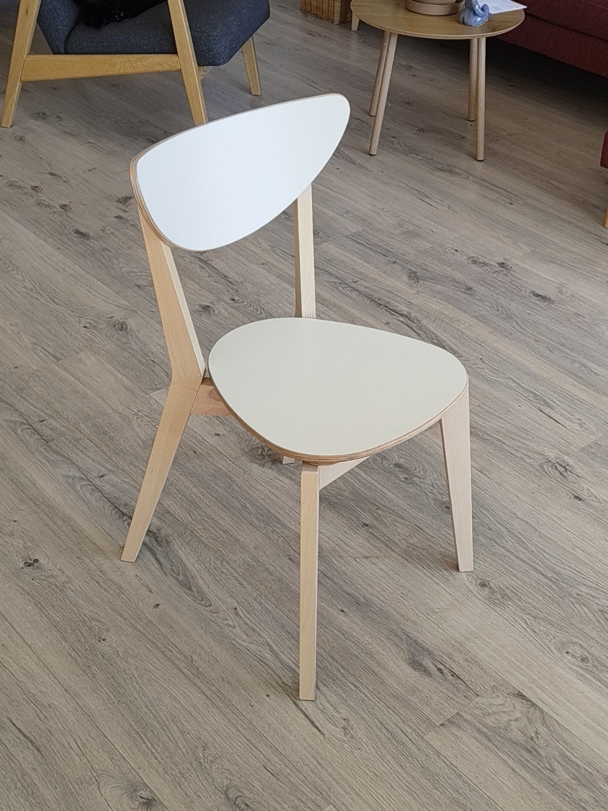 4x IKEA Lisabo stoelen - Zo goed als nieuw, Ophalen, Modern, Scandinavisch, Wit, Zo goed als nieuw