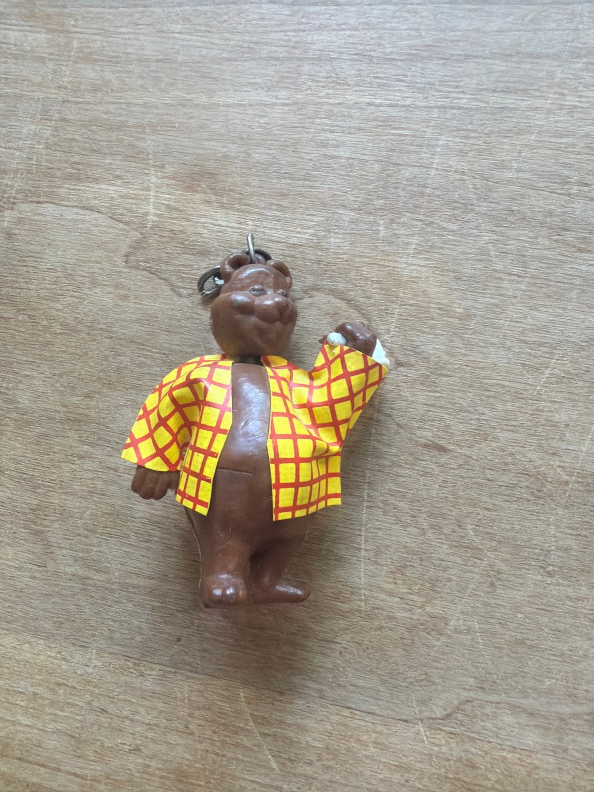 Vintage Olivier B. Bommel sleutelhanger - Duyvis 1967, Ophalen of Verzenden, Gebruikt, Knuffel of Figuurtje