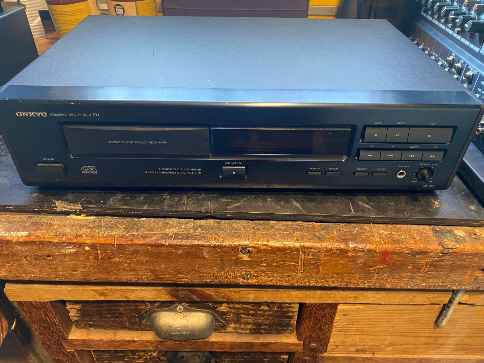 Onkyo DX-701 Compact Disc Speler R1 - Uitstekende Staat, Audio, Tv en Foto, Ophalen of Verzenden, Zo goed als nieuw