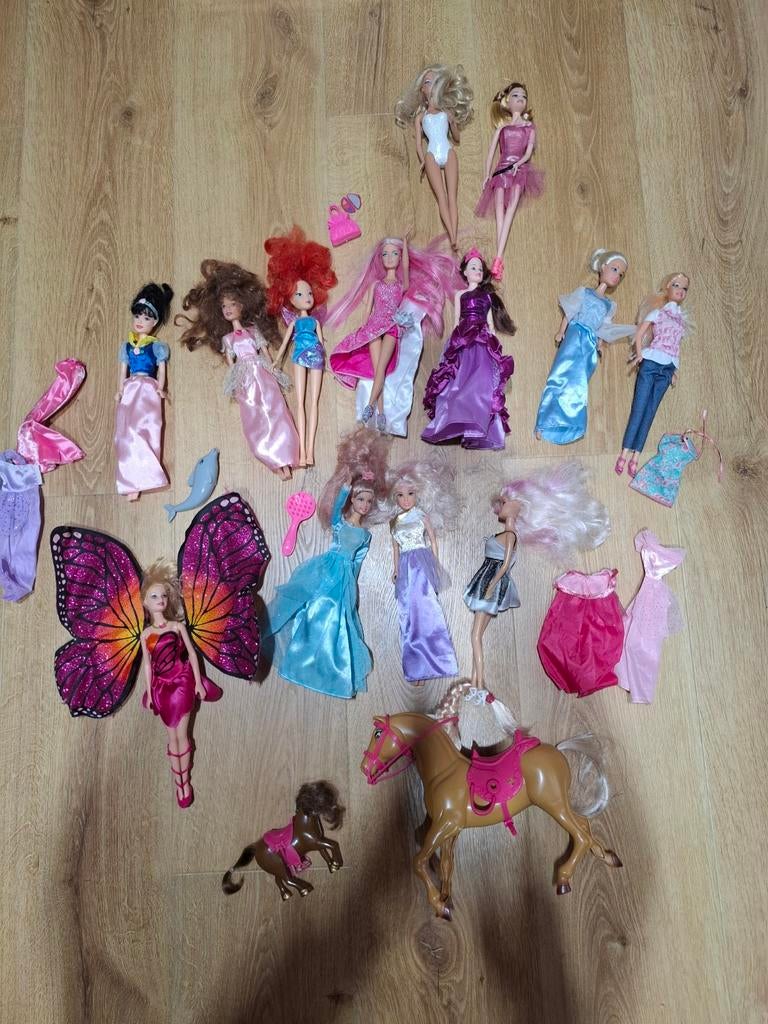 Grote collectie Barbiepoppen en accessoires, Ophalen of Verzenden
