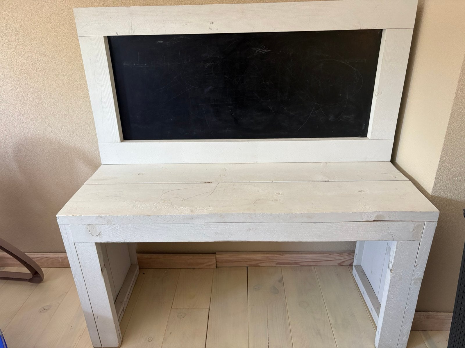 Stijgerhouten krijtbord tafel, Ophalen, Gebruikt, Tafel(s)