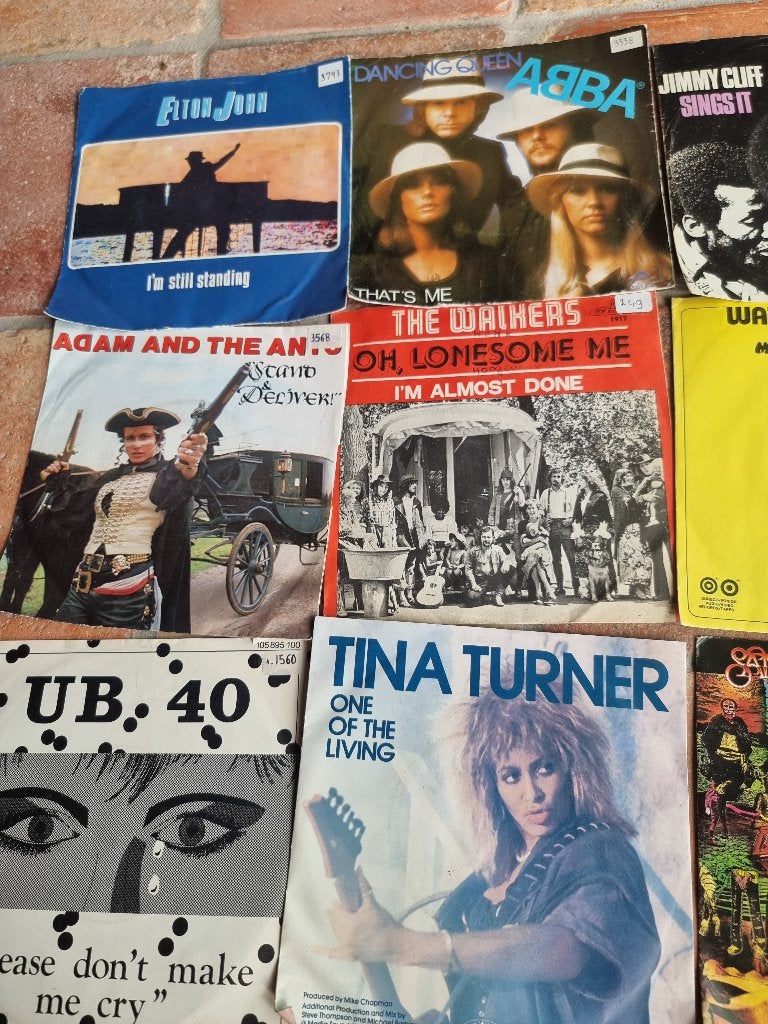 Partij vinyl singles, Cd's en Dvd's, Ophalen of Verzenden, Gebruikt, 12 inch