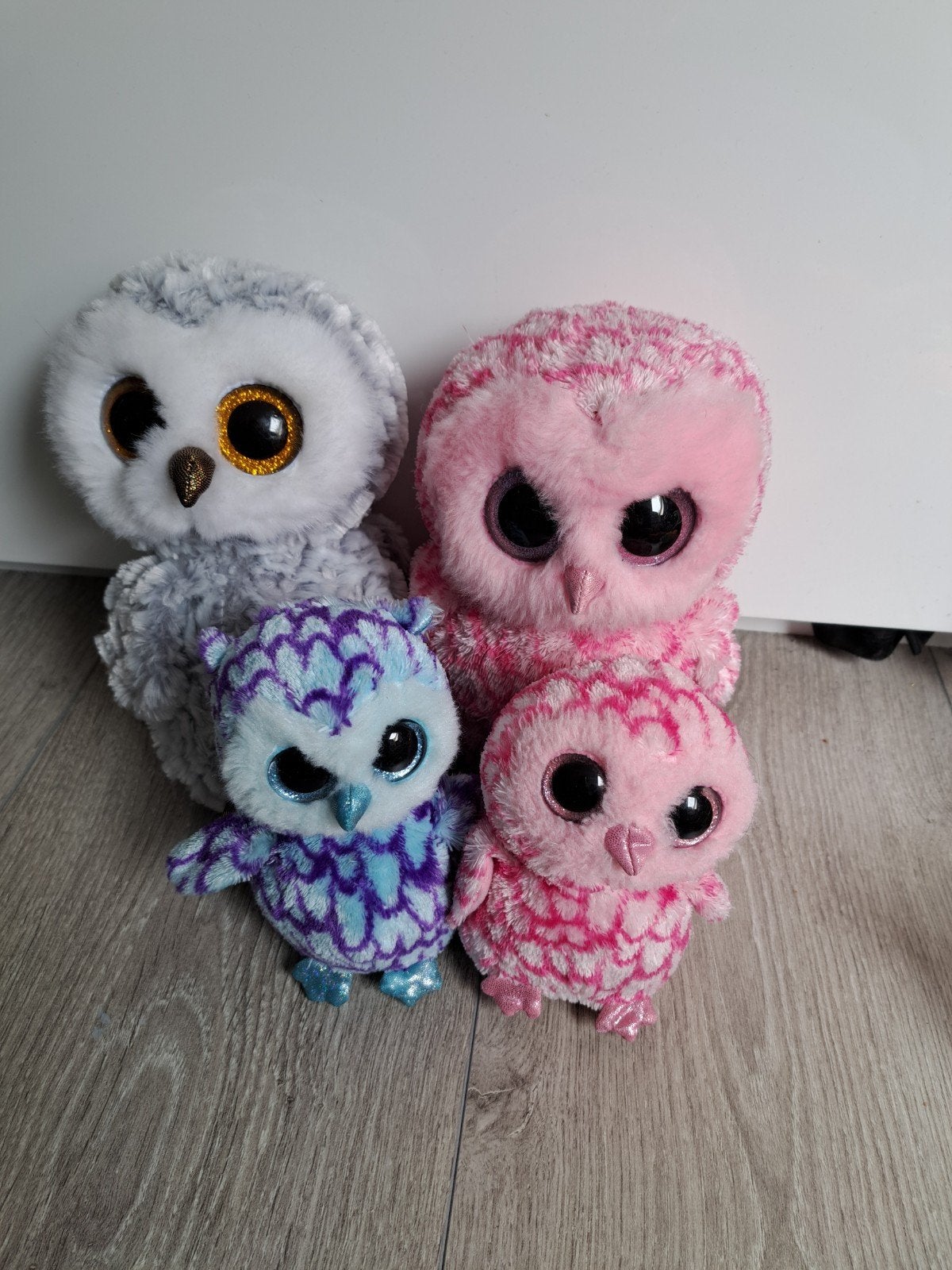 Ty Beanie boo uilen knuffels, Kinderen en Baby's, Ophalen of Verzenden, Zo goed als nieuw, Overige typen