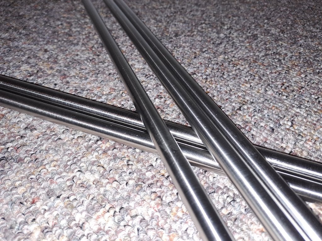Te koop RVS 10mm Rondstaf 5x300mm, Doe-het-zelf en Verbouw, Metalen, Verzenden, Nieuw, Overige metalen