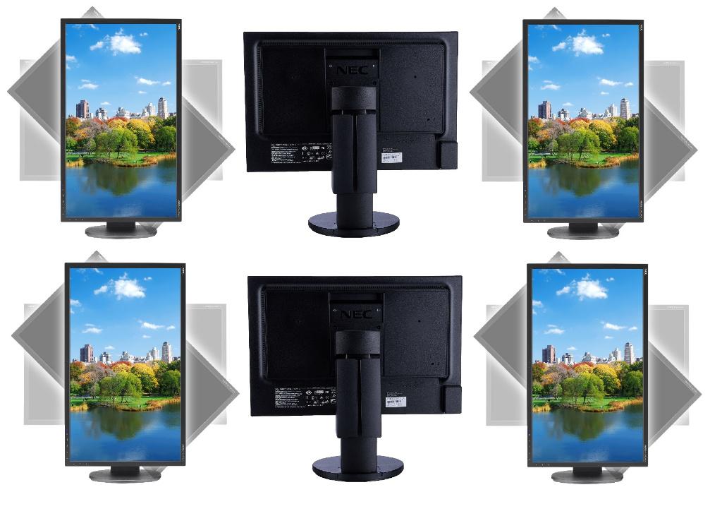 6x NEC Multisync Full EA223WM HD 22" (1680 x 1050), Computers en Software, Monitoren, DVI, In hoogte verstelbaar, Full HD, Ophalen of Verzenden