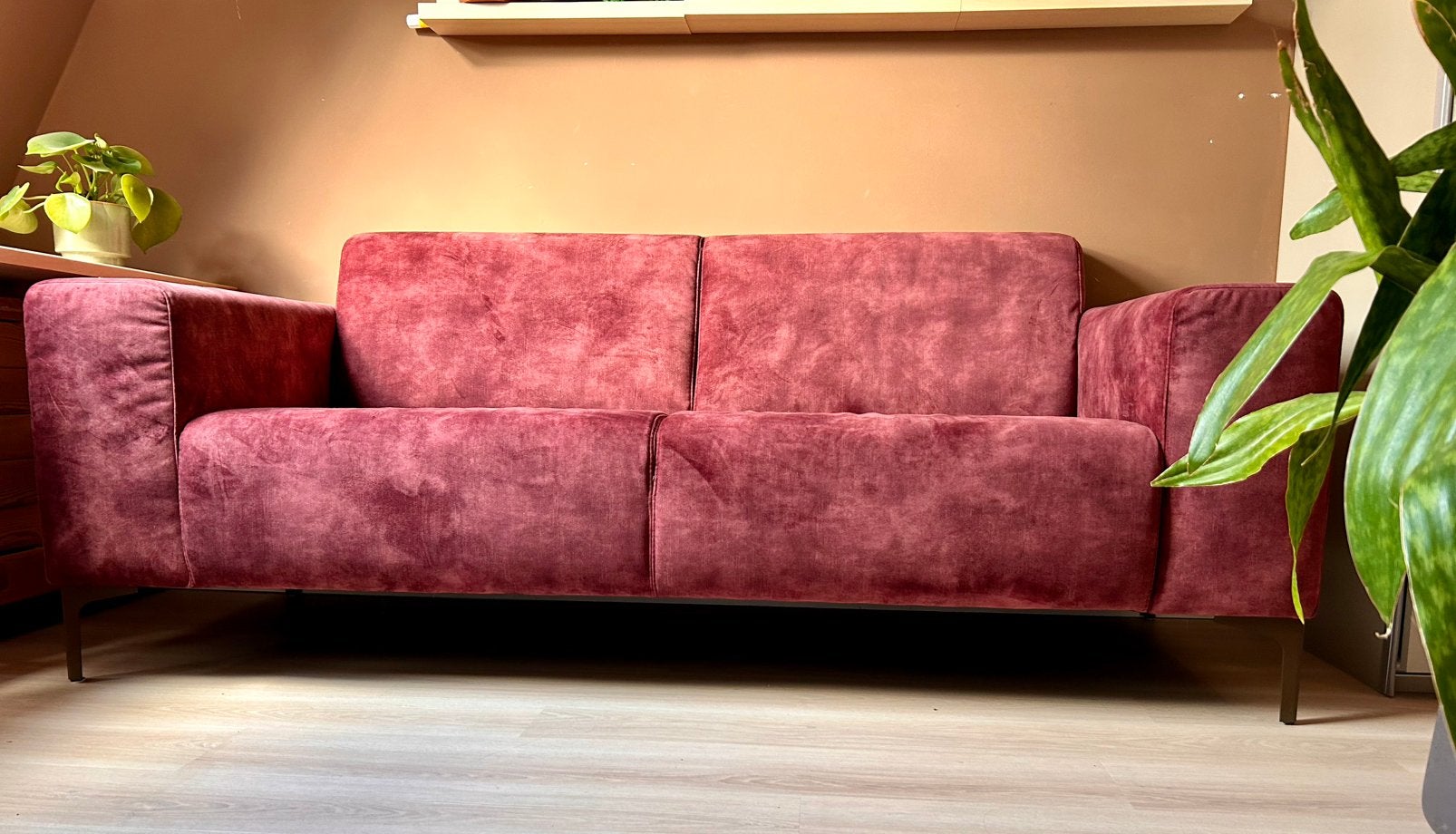 Gloed nieuwe bank!, 150 tot 200 cm, Driepersoons, 75 tot 100 cm, Ophalen of Verzenden