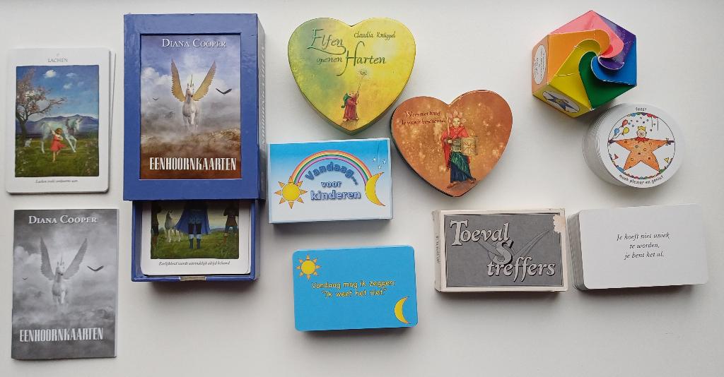 5x Inzichtkaarten Eenhoorn Toevaltreffers Elfen Vandaag, Boeken, Cooper, Spiritualiteit algemeen, Overige typen, Ophalen of Verzenden