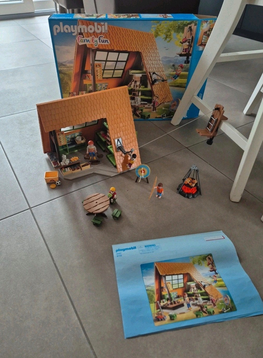 Playmobil 6887 family fun vakantiehuis, Kinderen en Baby's, Speelgoed | Playmobil, Ophalen, Gebouw, Complete set, Family fun